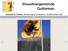 Tablet Screenshot of guttannen.ch
